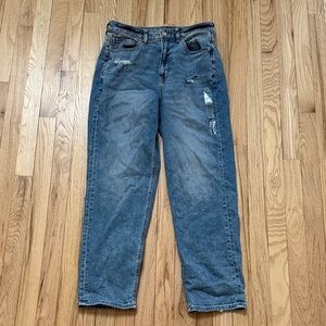 American Eagle Outfitters Women’s Mom Straight High Rise Jeans Stretch
